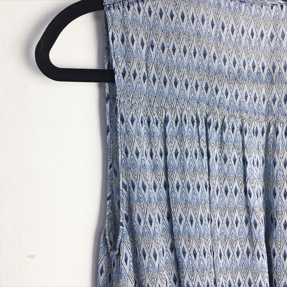 Ulla Johnson Printed Blue Silk Melilla Short Dress Sz 2 - Picture 5 of 7